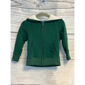 Kickee Pants Bamboo Zip Front Hoodies with Sherpa-Lining Size 6/12 month